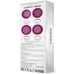 LATETOBED Stimulateur vibrant 4 Têtes Heady Violet